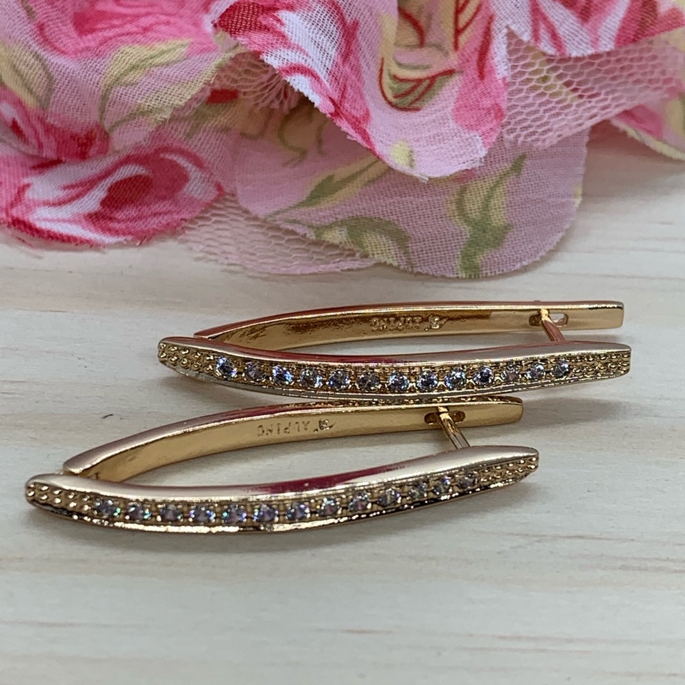 🌟 Gold Plated Earrings - Picture 2 of 4